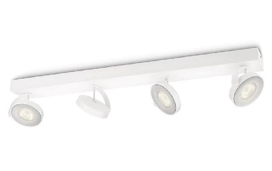 Philips Aufbauspot Warm Glow Clockwork, 4 x 4.5 W, 2000 lm, Weiss Philips Aufbauspot Warm Glow Clockwork, 4 x 4.5 W, 2000 lm, Weiss