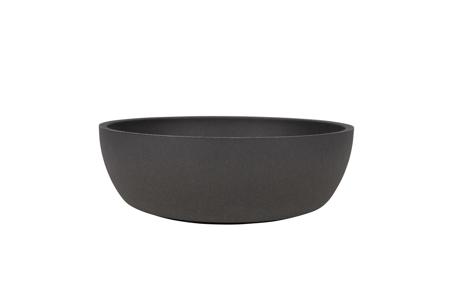 District 70 Bambusnapf Bamboo, Dunkelgrau, M, ø 17.5 cm