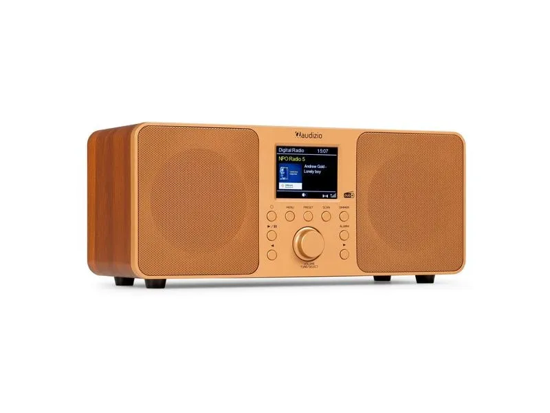 Audizio Genua-CU DAB+/FM Radio mit Bluetooth, Stereo, Kupfer Audizio Genua-CU DAB+/FM Radio mit Bluetooth, Stereo, Kupfer