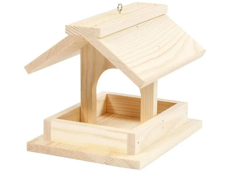 Creativ Company Holzartikel Vogelfutterhaus Set 14.5 x 11.5 x 12.5 cm Creativ Company Holzartikel Vogelfutterhaus Set 14.5 x 11.5 x 12.5 cm