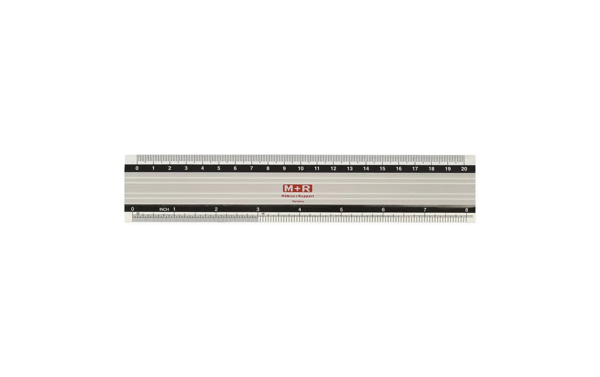 M+R Lineal Skala Aluminium 20 cm