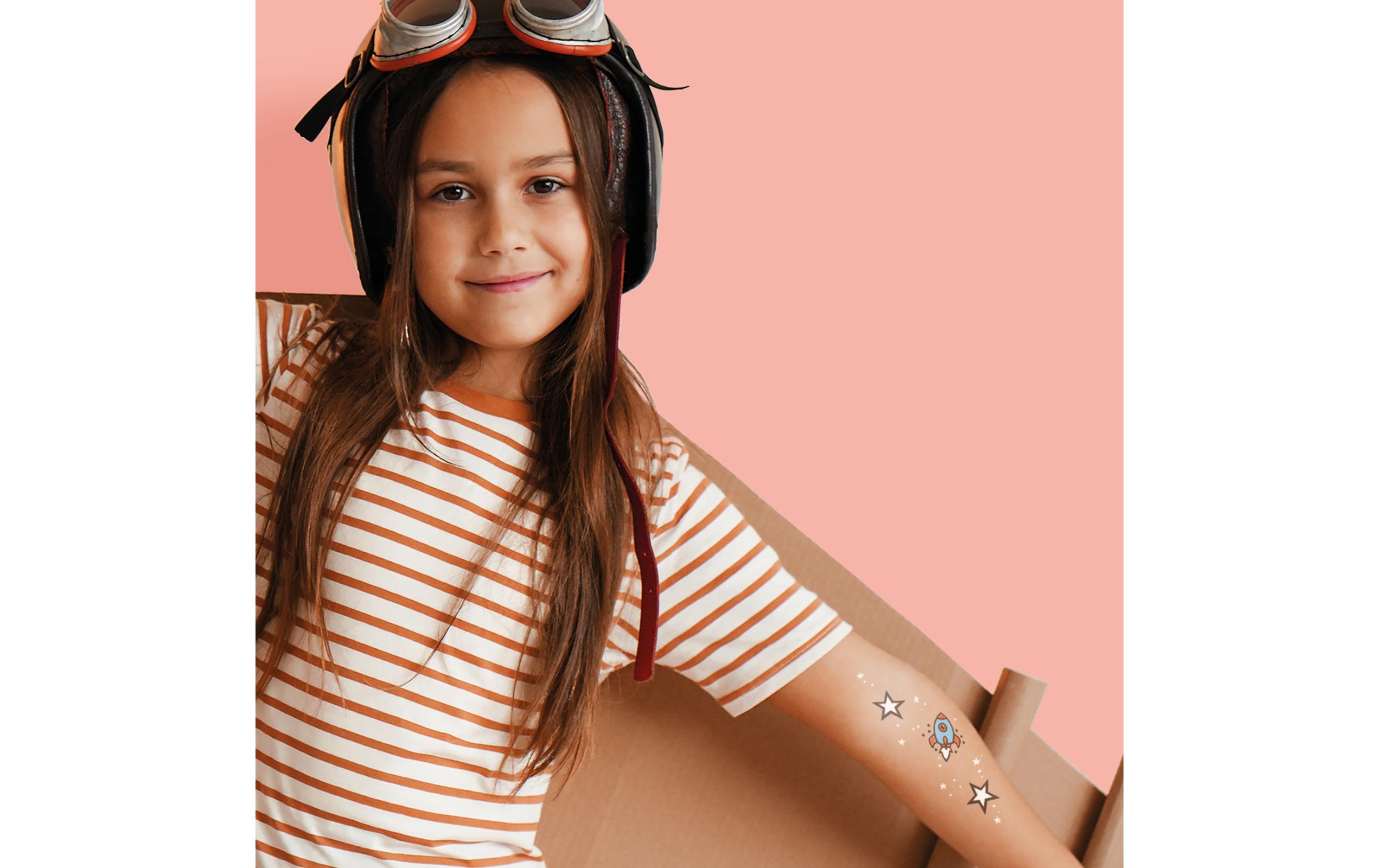 LaDot Tattoostempel Rakete Small