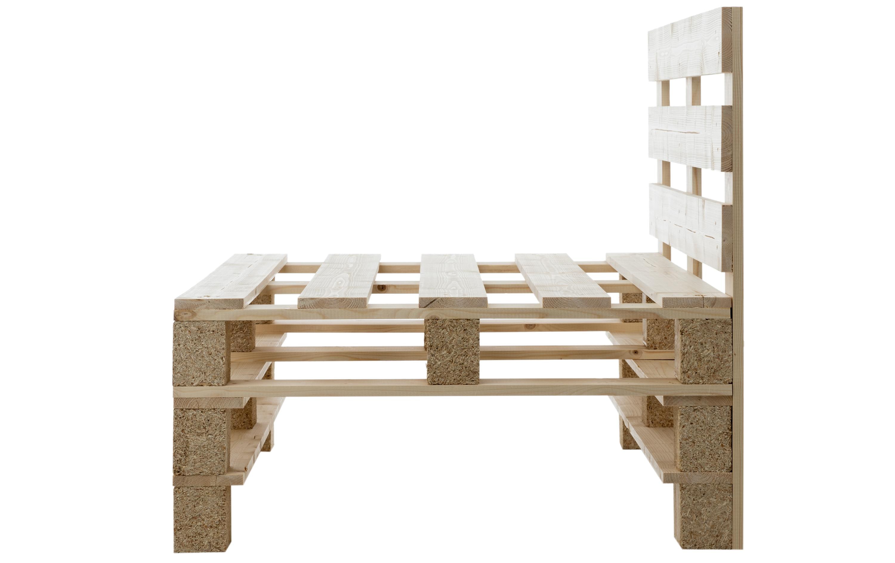 COCON Palettensofa Nature, 120 x 50/86 x 80