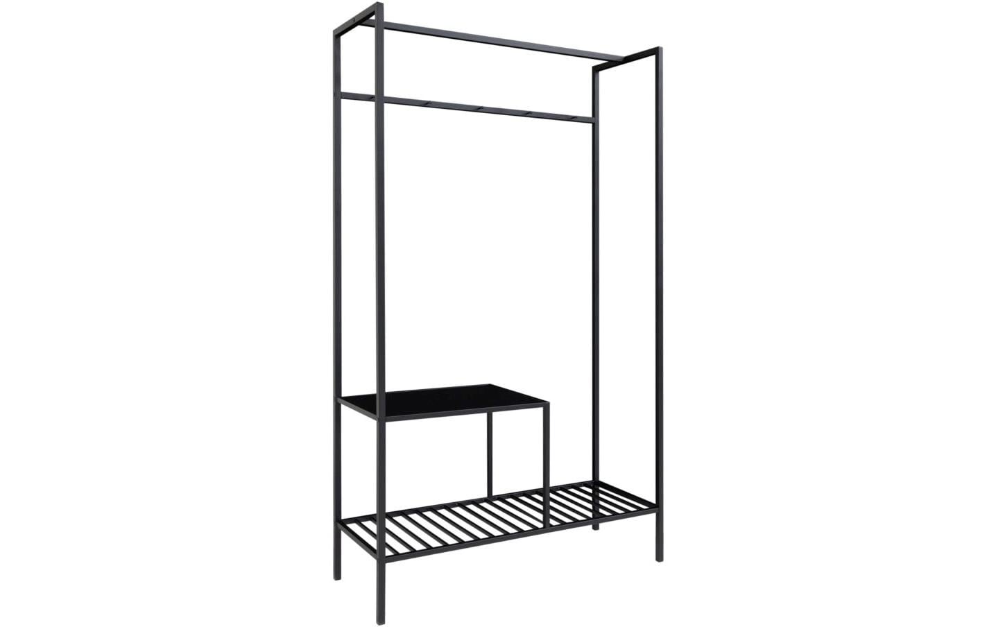 House Nordic Garderobenständer Vita 170 cm, Schwarz
