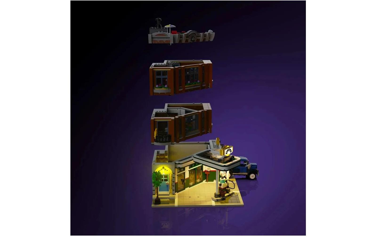 Light My Bricks LED-Licht-Set für LEGO® LMB 2.0 für 10264 Eckgarage