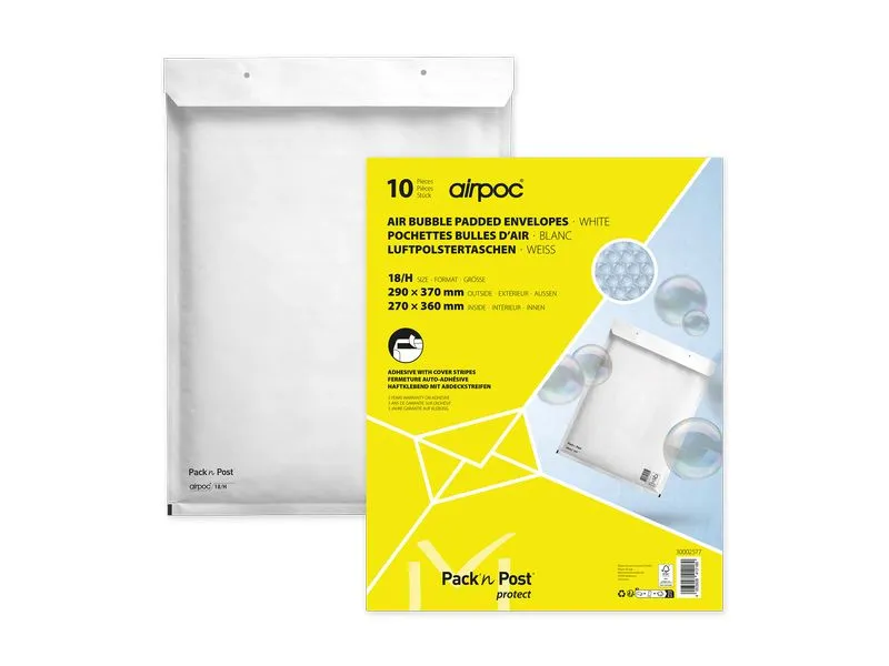 Office Focus Luftpolstertasche Office Focus 270 x 360 mm, 10 Stück