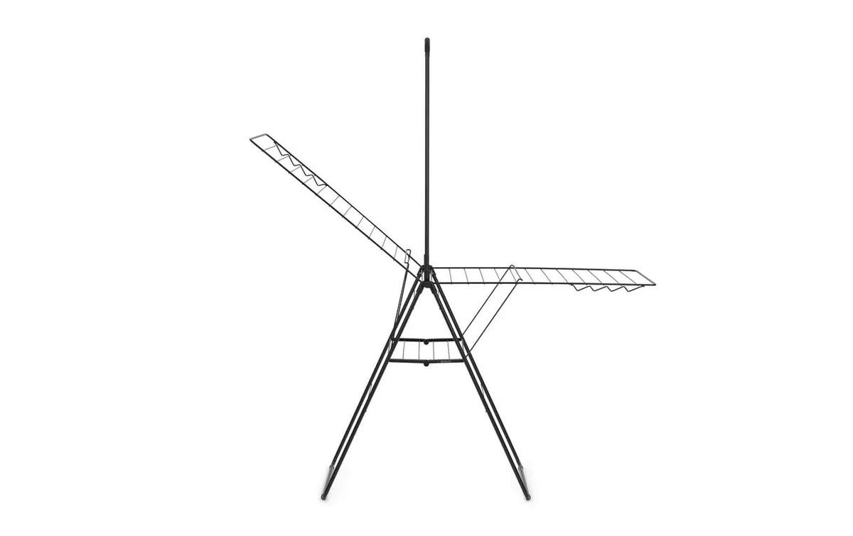 Brabantia Standtrockner HangOn mit Stange 25 m, Schwarz Brabantia Standtrockner HangOn mit Stange 25 m, Schwarz