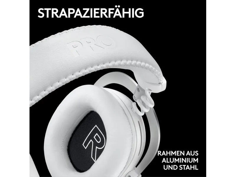 Logitech Headset G Pro X 2 Wireless Lightspeed Gaming Weiss