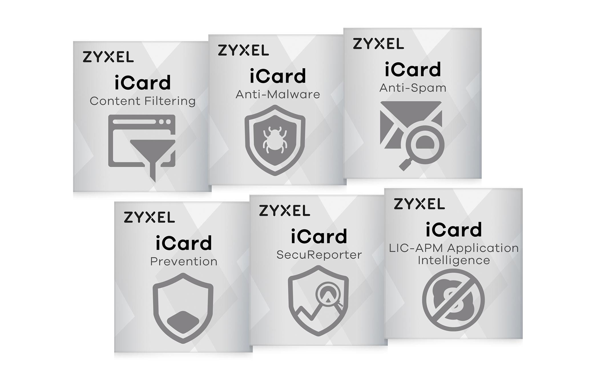 Zyxel Lizenz iCard Service-Bundle für USG FLEX 200 1 Jahr