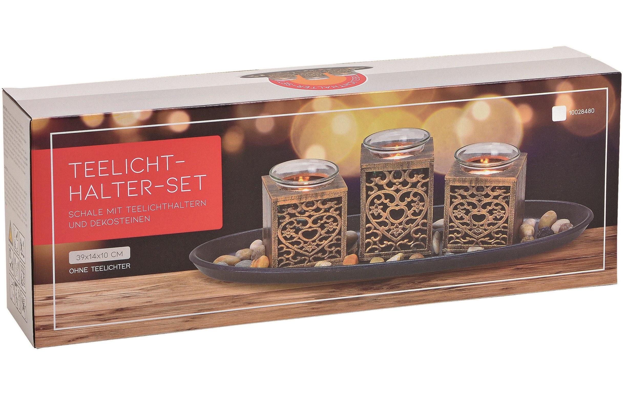 G. Wurm Teelichthalter Schwarz