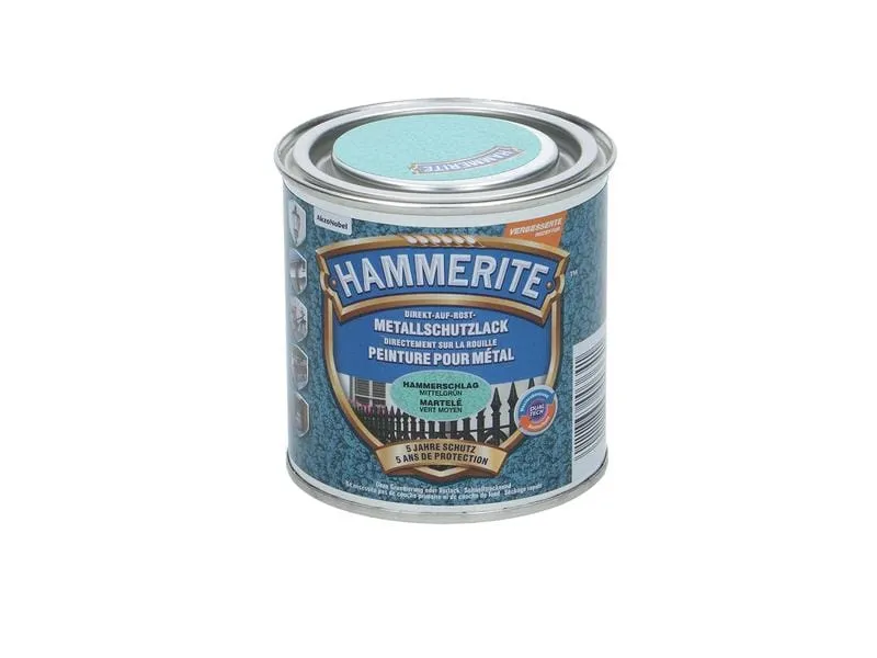 Hammerite Metall-Schutzlack HS Mittelgrün, 250 ml Hammerite Metall-Schutzlack HS Mittelgrün, 250 ml