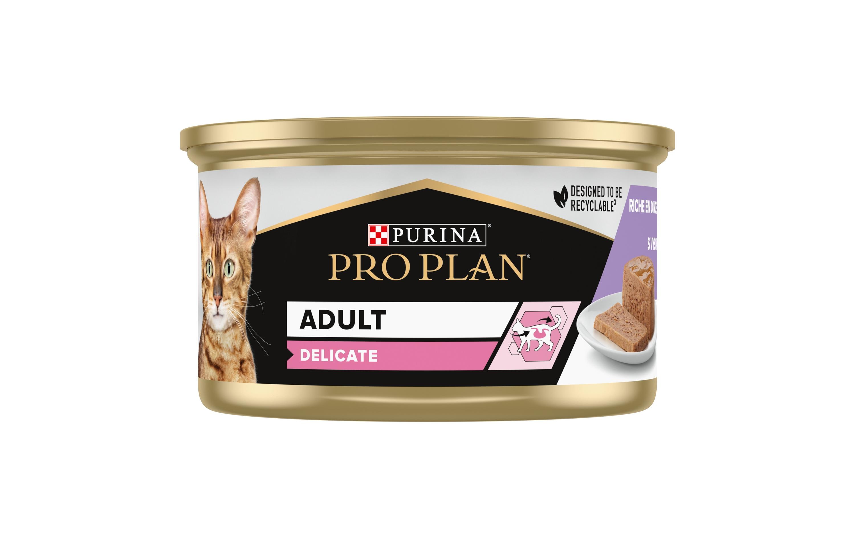 Purina Pro Plan Nassfutter Adult Delicate Truthahn, 24 x 85 g