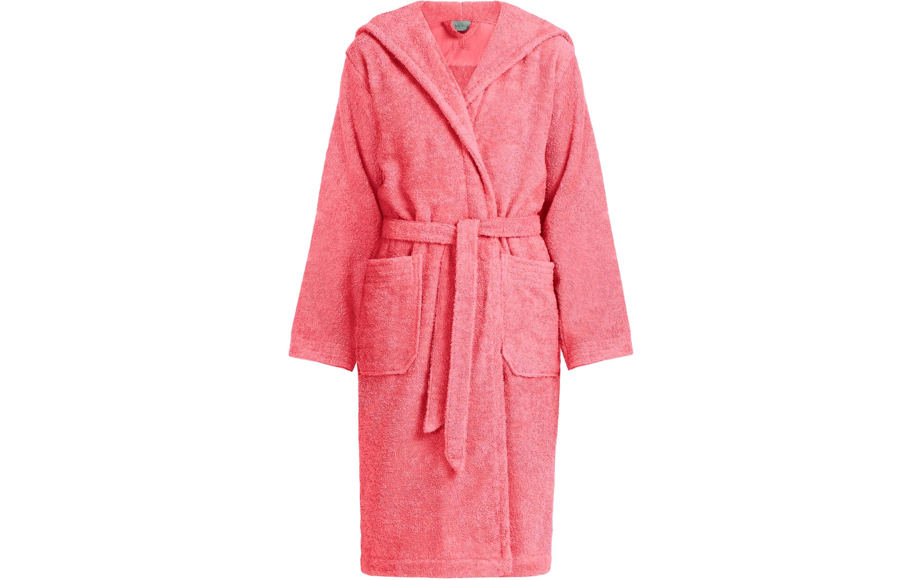 Möve Superwuschel Bademantel Grösse 140, Coral