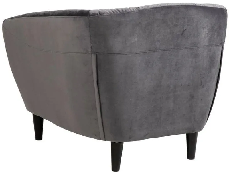 AC Design Sessel Ria Dunkelgrau, 97 x 84 x 78 cm