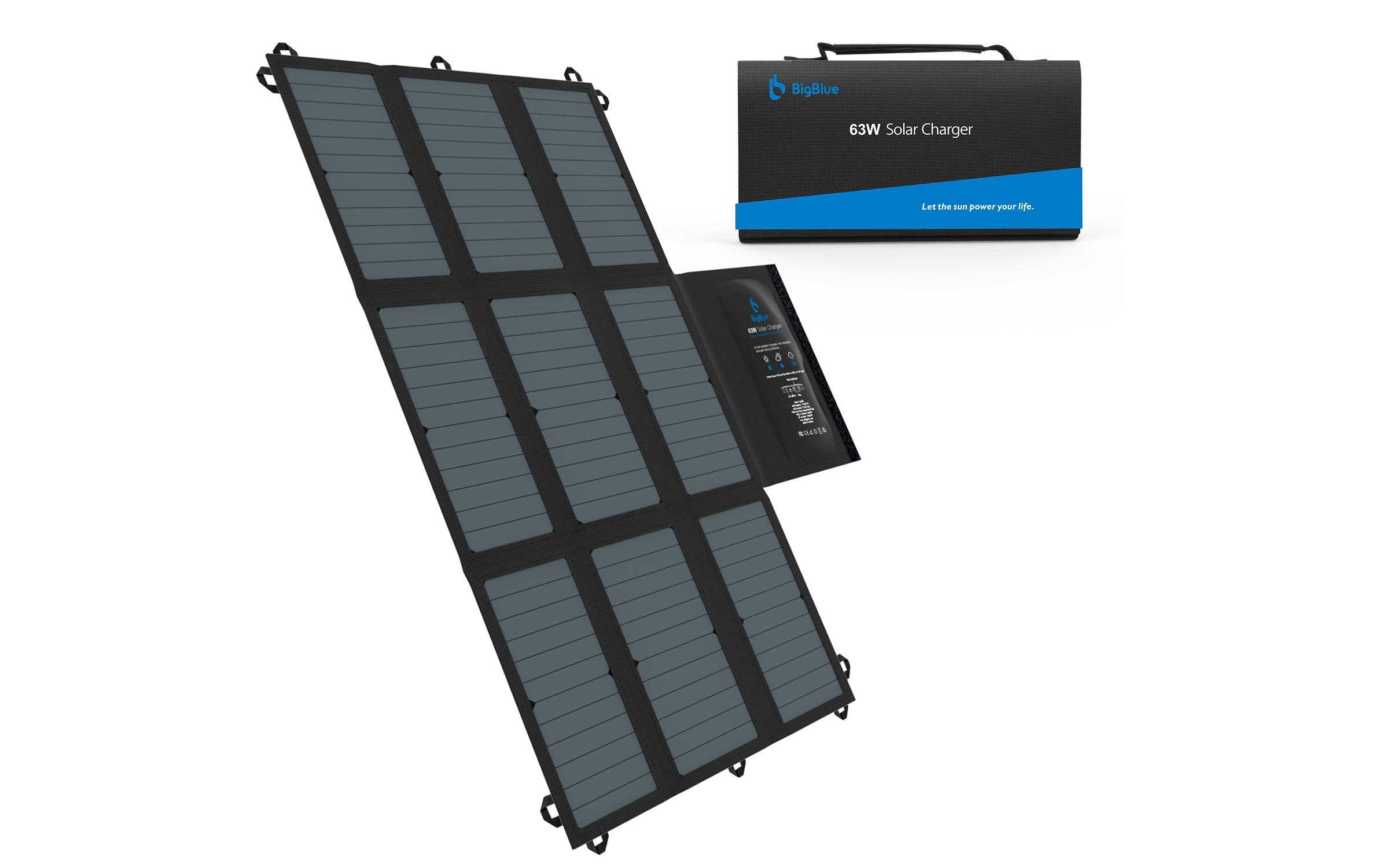 BigBlue Solar Ladegerät B405 63 W, USB