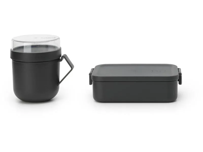 Brabantia Lunchbox Make & Take Dunkelgrau Brabantia Lunchbox Make & Take Dunkelgrau
