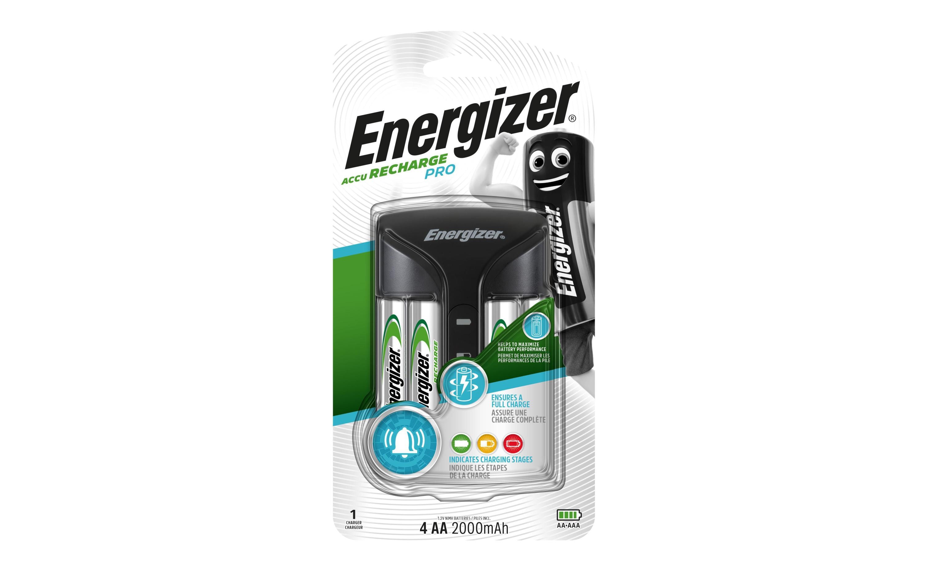 Energizer Ladegerät Pro inkl. 4x AA 2000 mAh