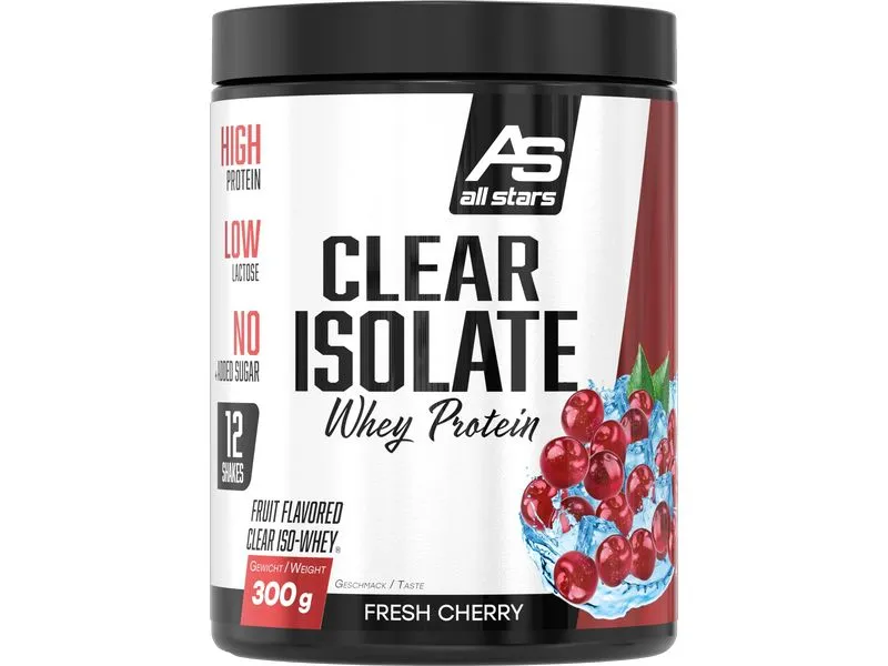 All Stars Pulver Clear Isolate Whey Protein Kirsche 300 g