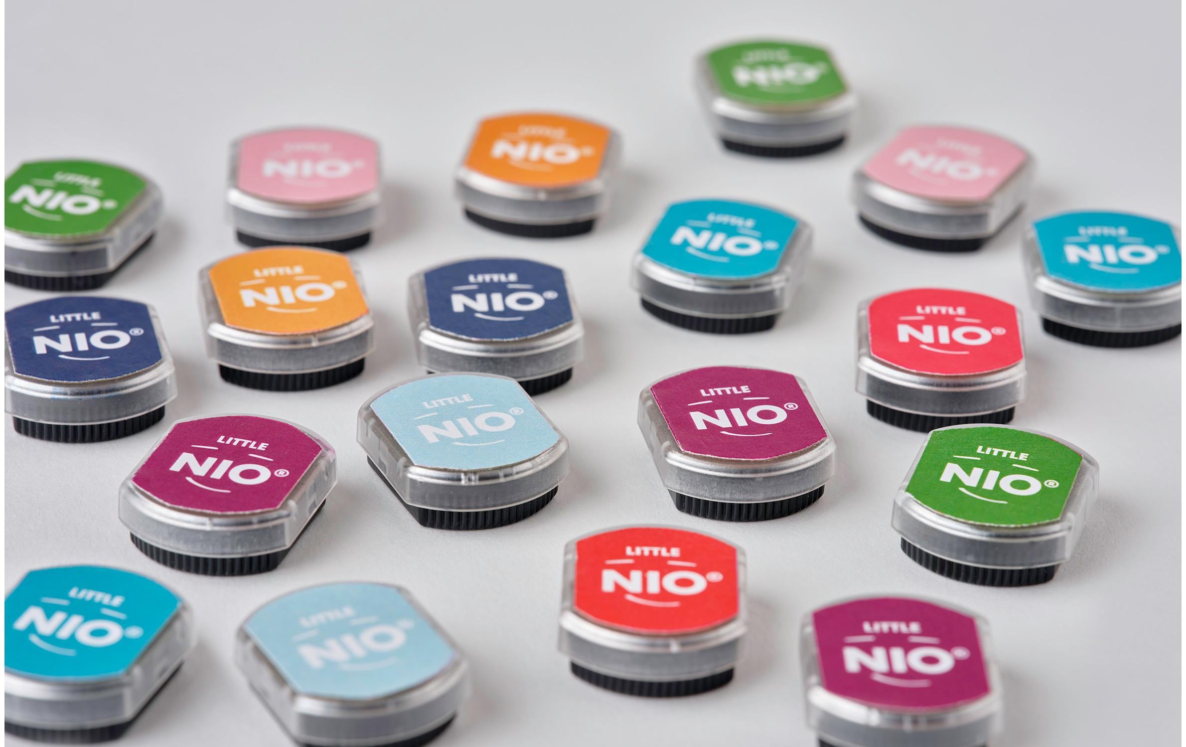 Colop Nio Stempelkissen Little Nio 4 Stück, Pastell