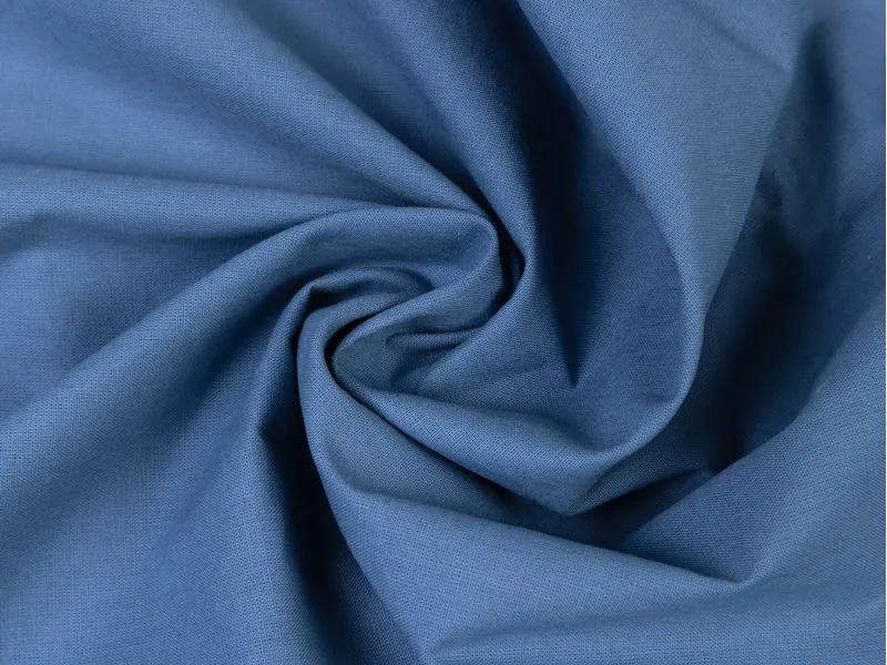 COCON Kopfkissenbezug Renforcé 50 x 70 cm, Smoky Blue, 2 Stück