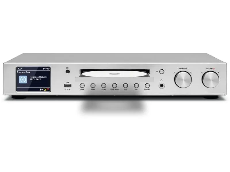 Technisat Radio-Tuner DigitRadio 143 CD V3 Silber Technisat Radio-Tuner DigitRadio 143 CD V3 Silber