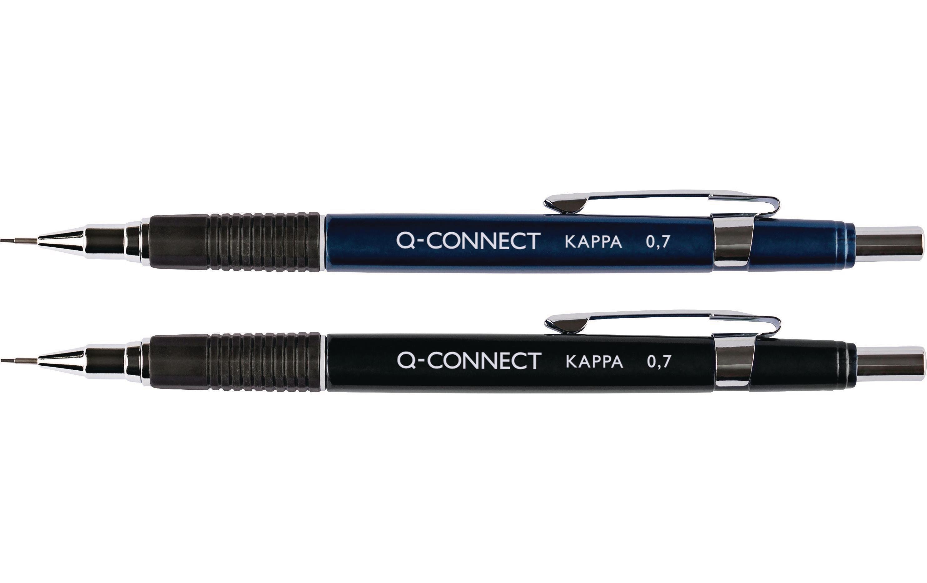CONNECT Minenbleistift Kappa 0.7 mm, Schwarz, Blau