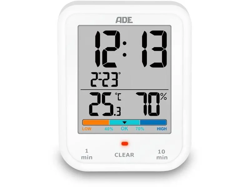 ADE Wetterstation Thermo-Hygrometer Weiss ADE Wetterstation Thermo-Hygrometer Weiss