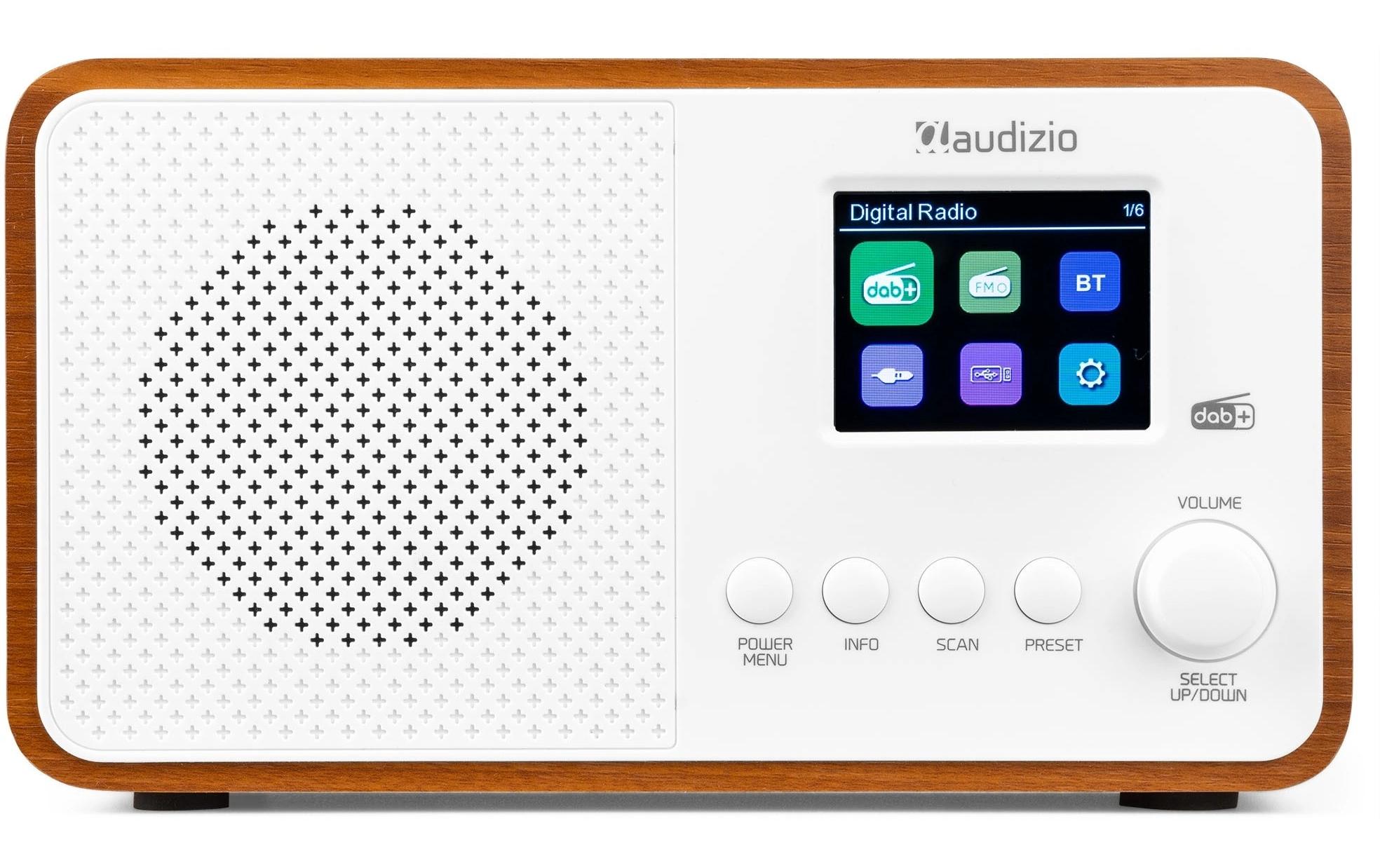Audizio DAB+ Radio Avio Weiss