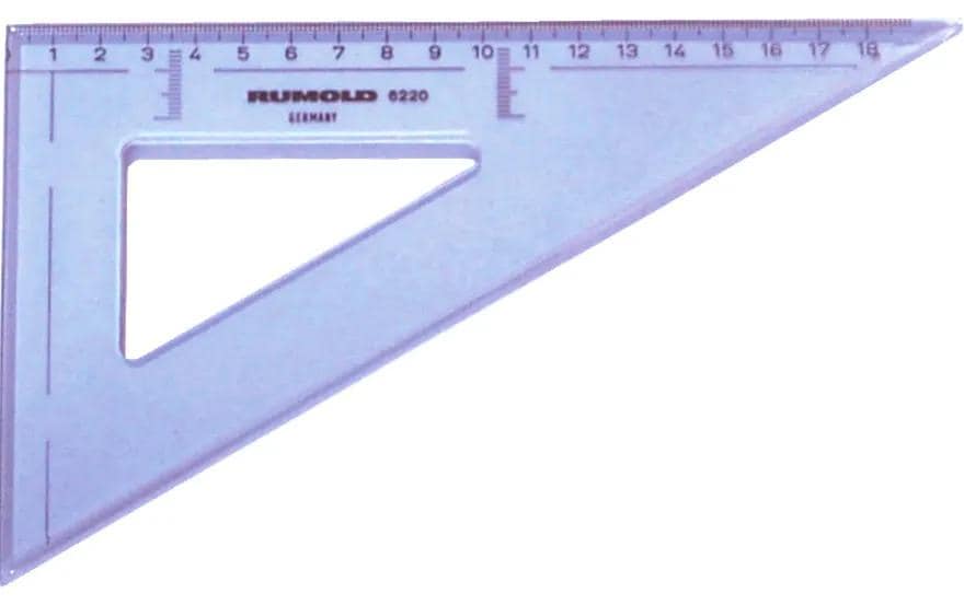 Rumold Geodreieck 60°, 20 cm Rumold Geodreieck 60°, 20 cm