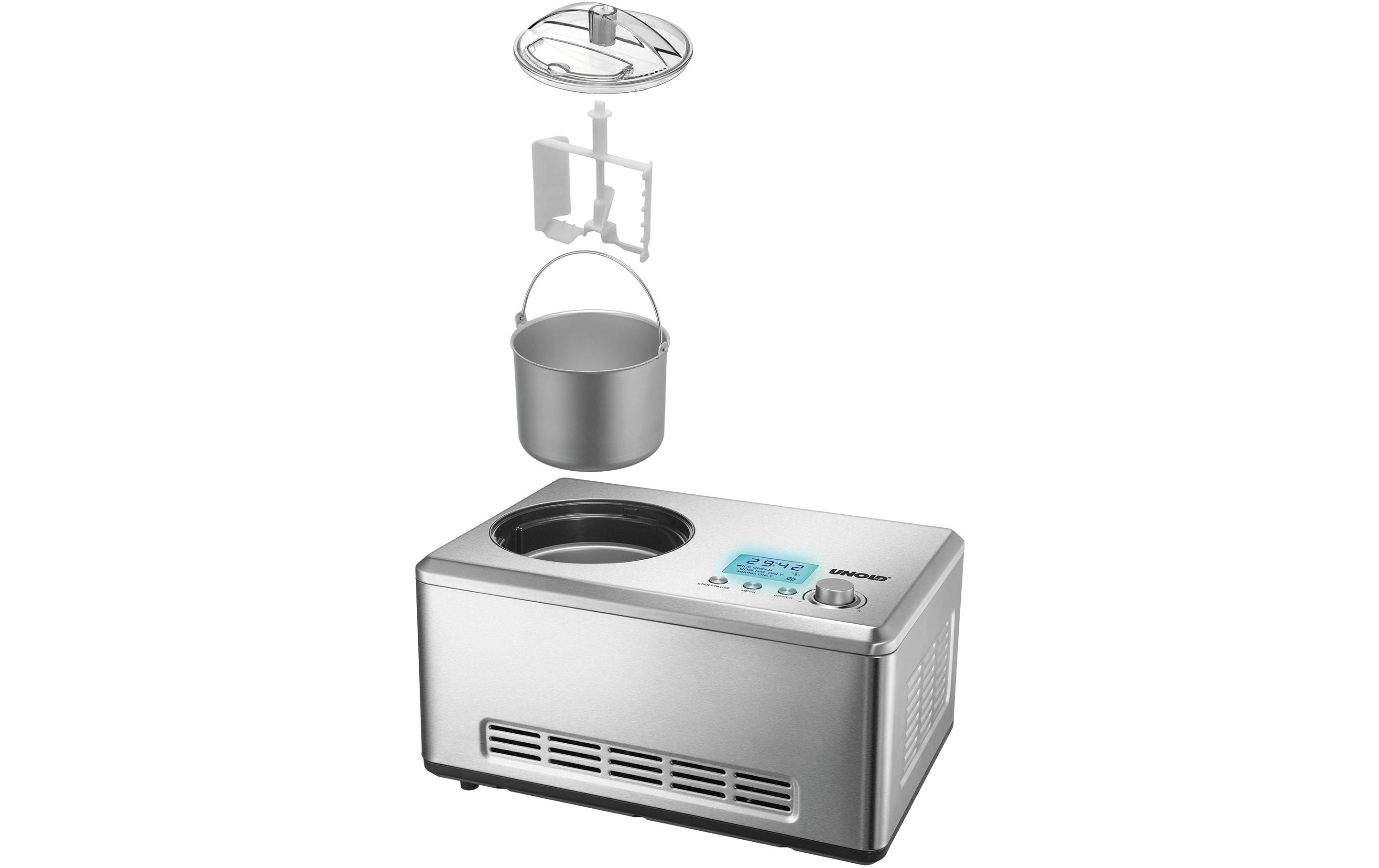 Unold Glacemaschine Nobile 2 l, Silber