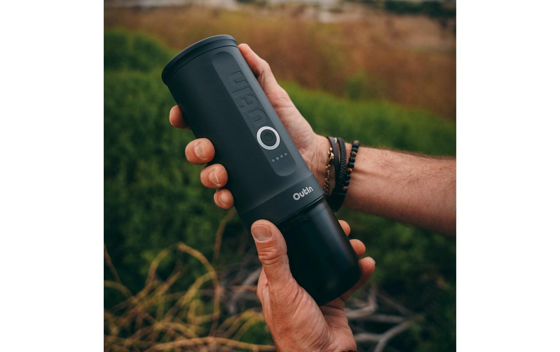 OUTIN Reisekaffeemaschine Nano Space Grau