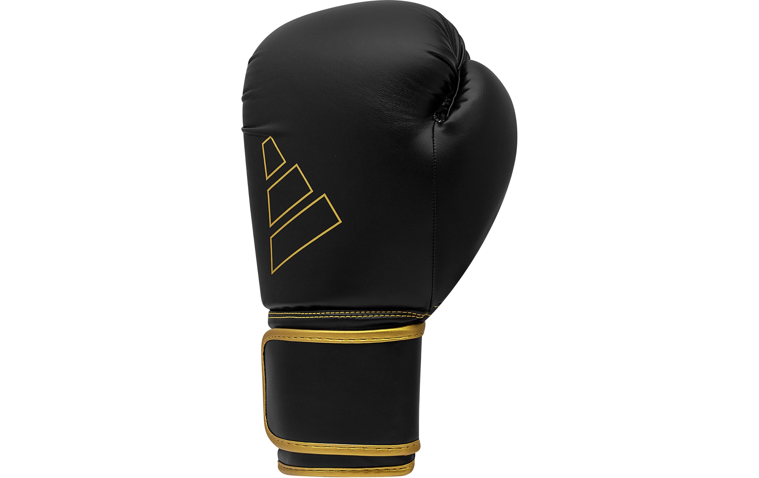 adidas Boxhandschuhe Hybrid 80 Gold/Schwarz, 10 oz