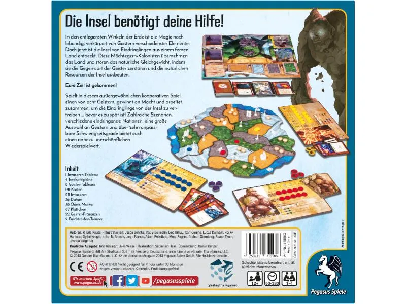Pegasus Spiele Expertenspiel Spirit Island Pegasus Spiele Expertenspiel Spirit Island