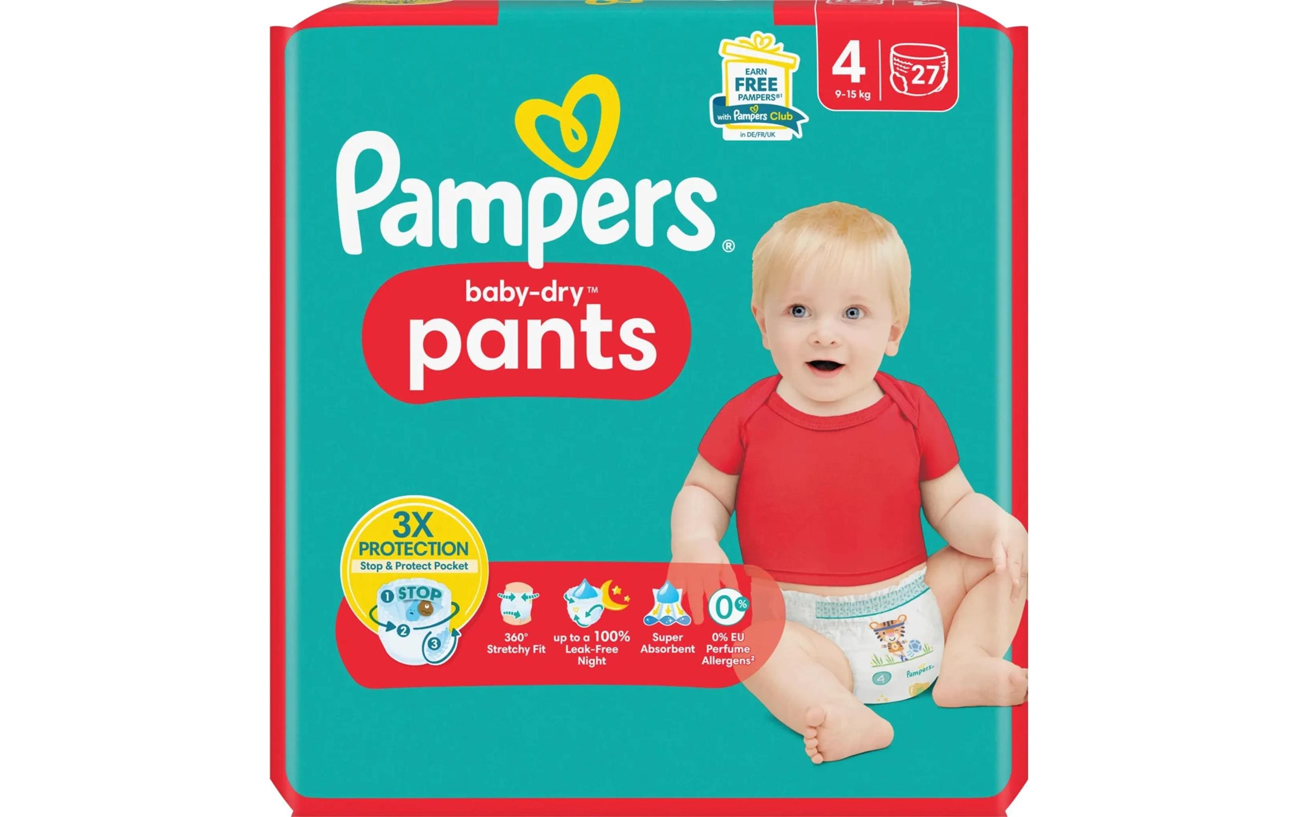 Pampers Windeln Baby Dry Nappy Pants Grösse 4