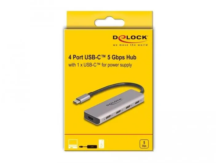 Delock USB-Hub 4x USB C 5Gbps Delock USB-Hub 4x USB C 5Gbps