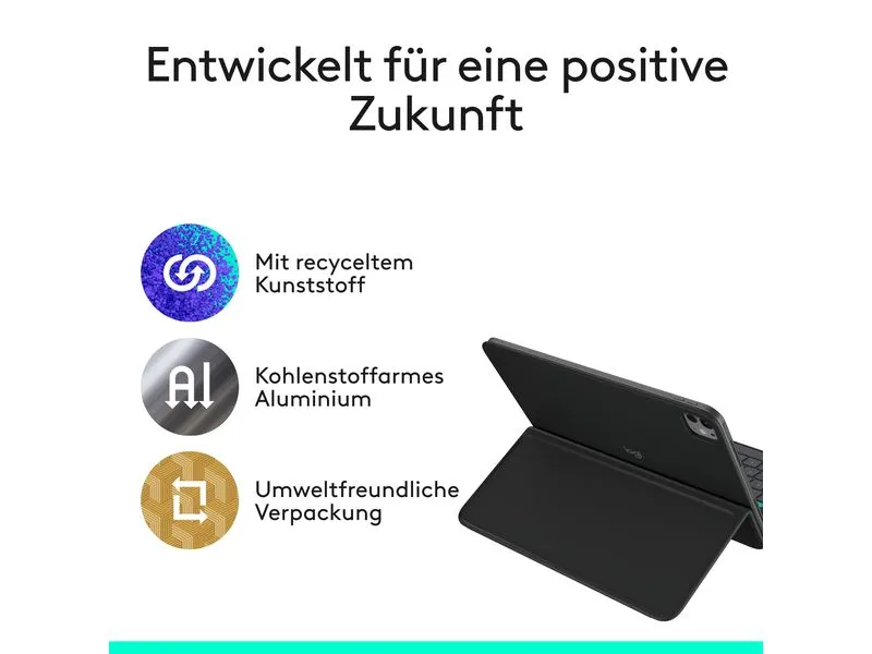 Logitech Tablet Tastatur Cover Flip Folio iPad Pro & Air11 Logitech Tablet Tastatur Cover Flip Folio iPad Pro & Air11