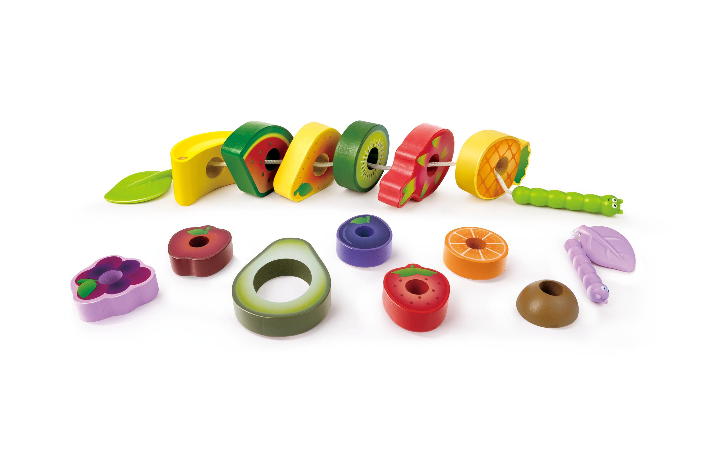 Hape Schlemmerraupen Obstset Hape Schlemmerraupen Obstset