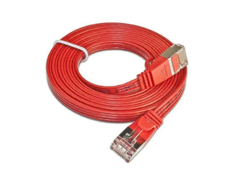 SLIM Slimpatchkabel RJ-45 - RJ-45, Cat 6, STP, 0.25 m, Rot SLIM Slimpatchkabel RJ-45 - RJ-45, Cat 6, STP, 0.25 m, Rot