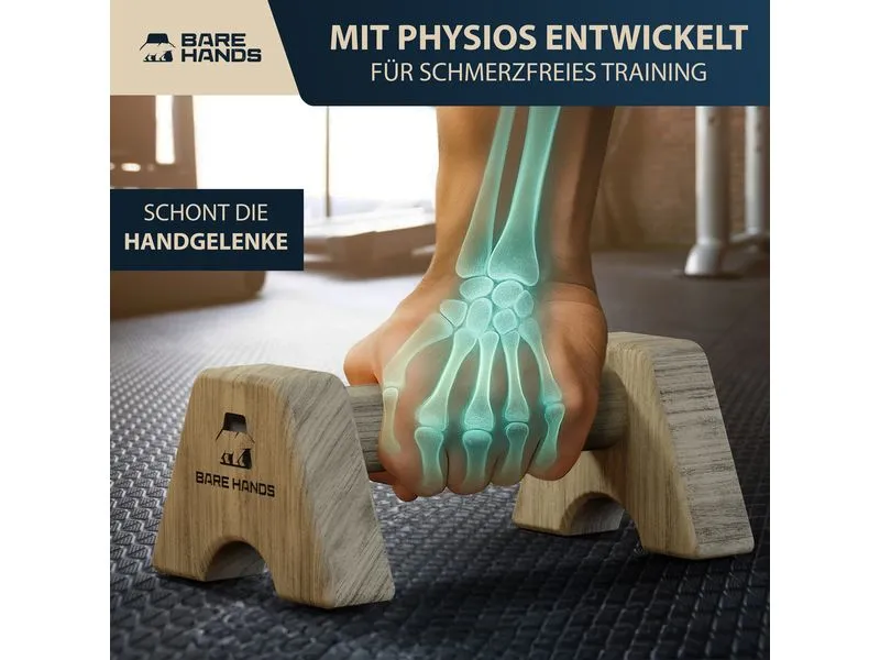 Bare Hands Liegestützgriffe Gr. S