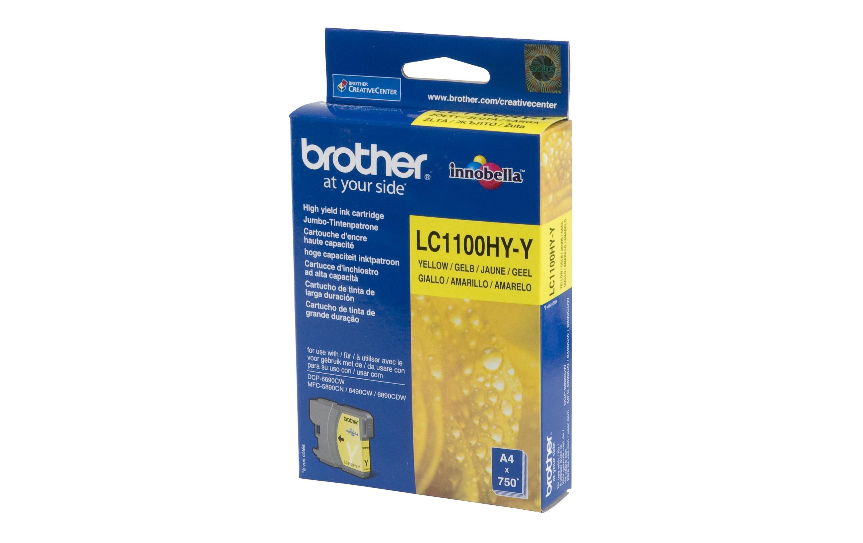 Brother Tinte LC-1100HYY Yellow