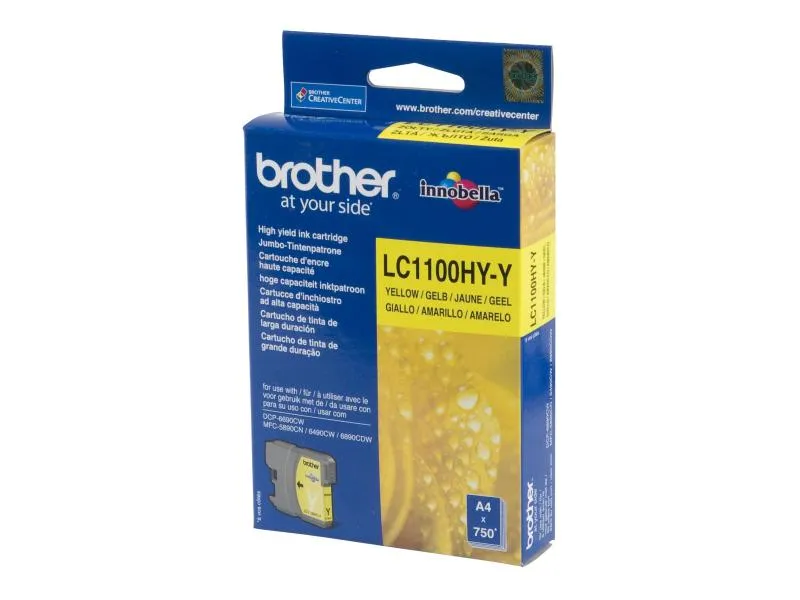 Brother Tinte LC-1100HYY Yellow Brother Tinte LC-1100HYY Yellow
