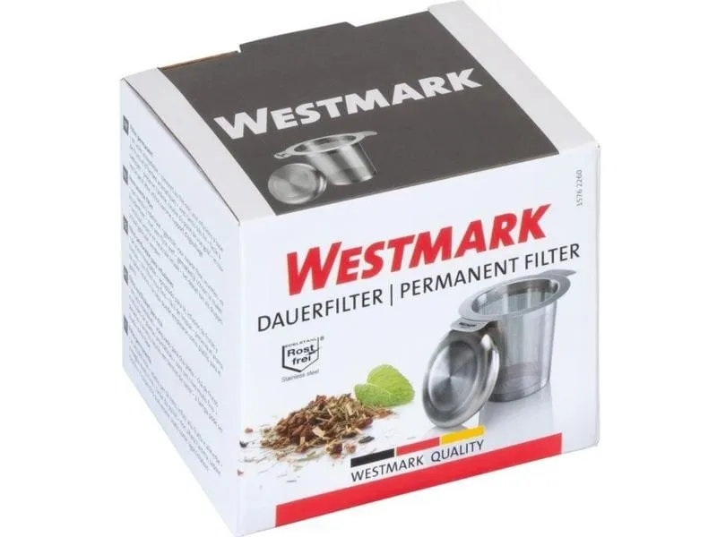 Westmark Dauerfilter Tee Teatime 75 x 95 x 75 mm D. inkl. Flügel Westmark Dauerfilter Tee Teatime 75 x 95 x 75 mm D. inkl. Flügel