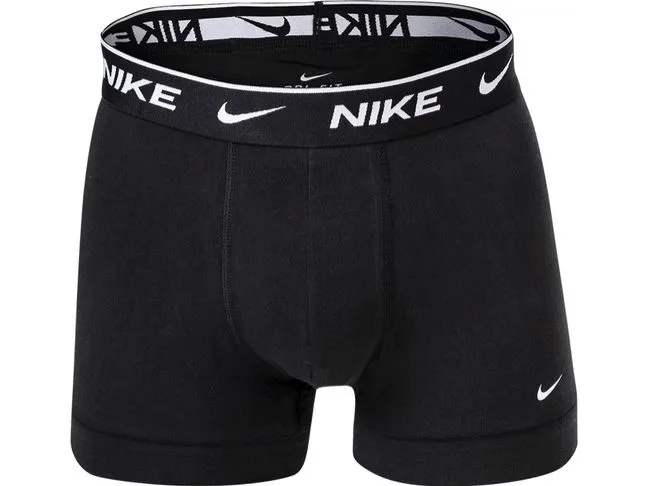 NIKE Boxershorts 3 Pack Trunk L, black