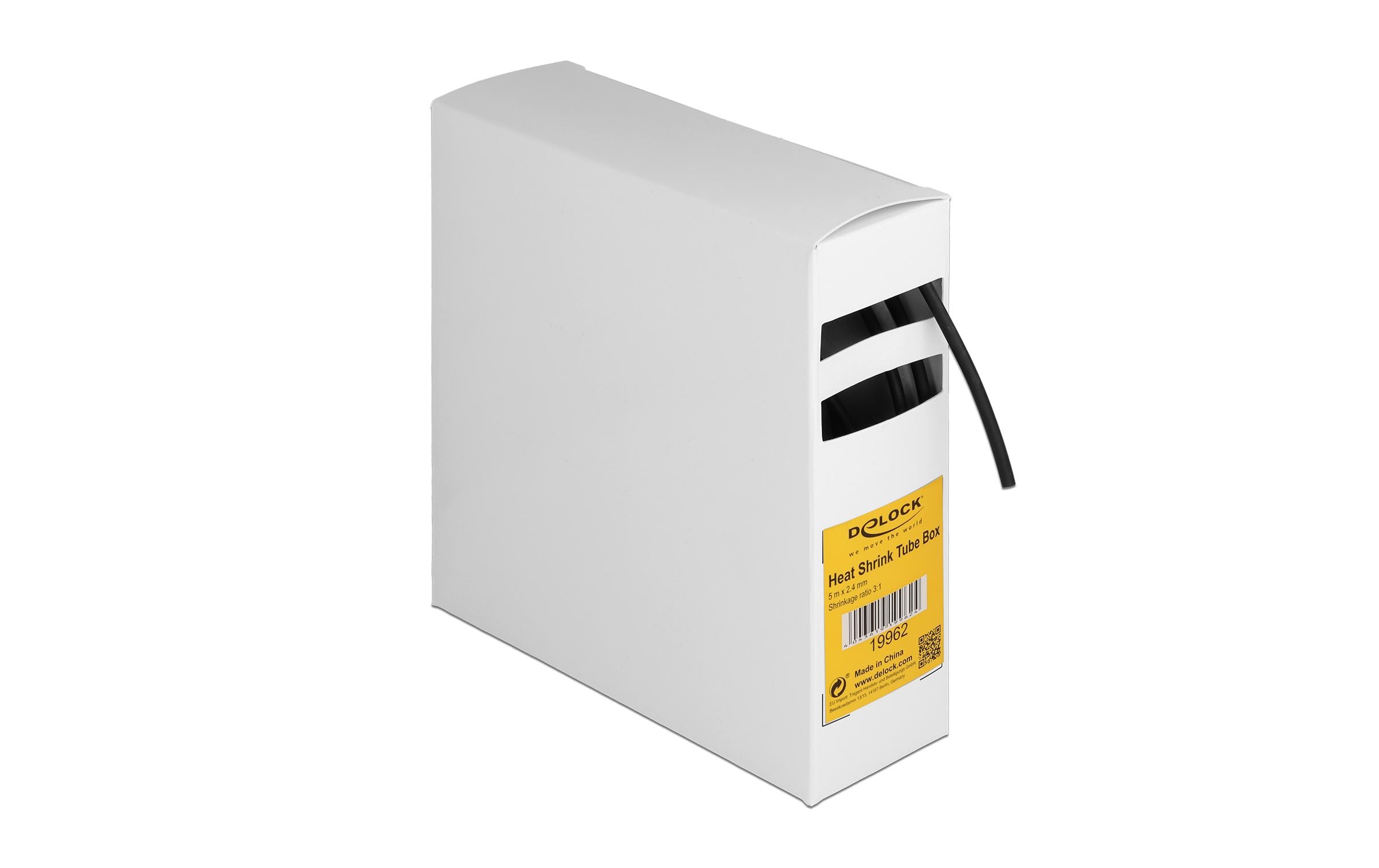 Delock Schrumpfschlauch Box mit Innenkleber, 5 m x 2.4 mm Delock Schrumpfschlauch Box mit Innenkleber, 5 m x 2.4 mm