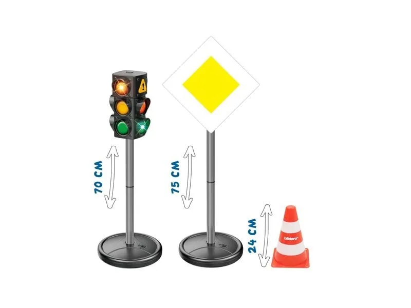 alldoro XXL Verkehrsset, 21 Teile