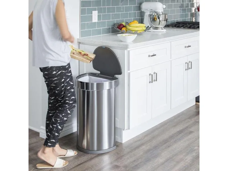 Simplehuman Sensorabfalleimer 45 Liter, Silber Simplehuman Sensorabfalleimer 45 Liter, Silber