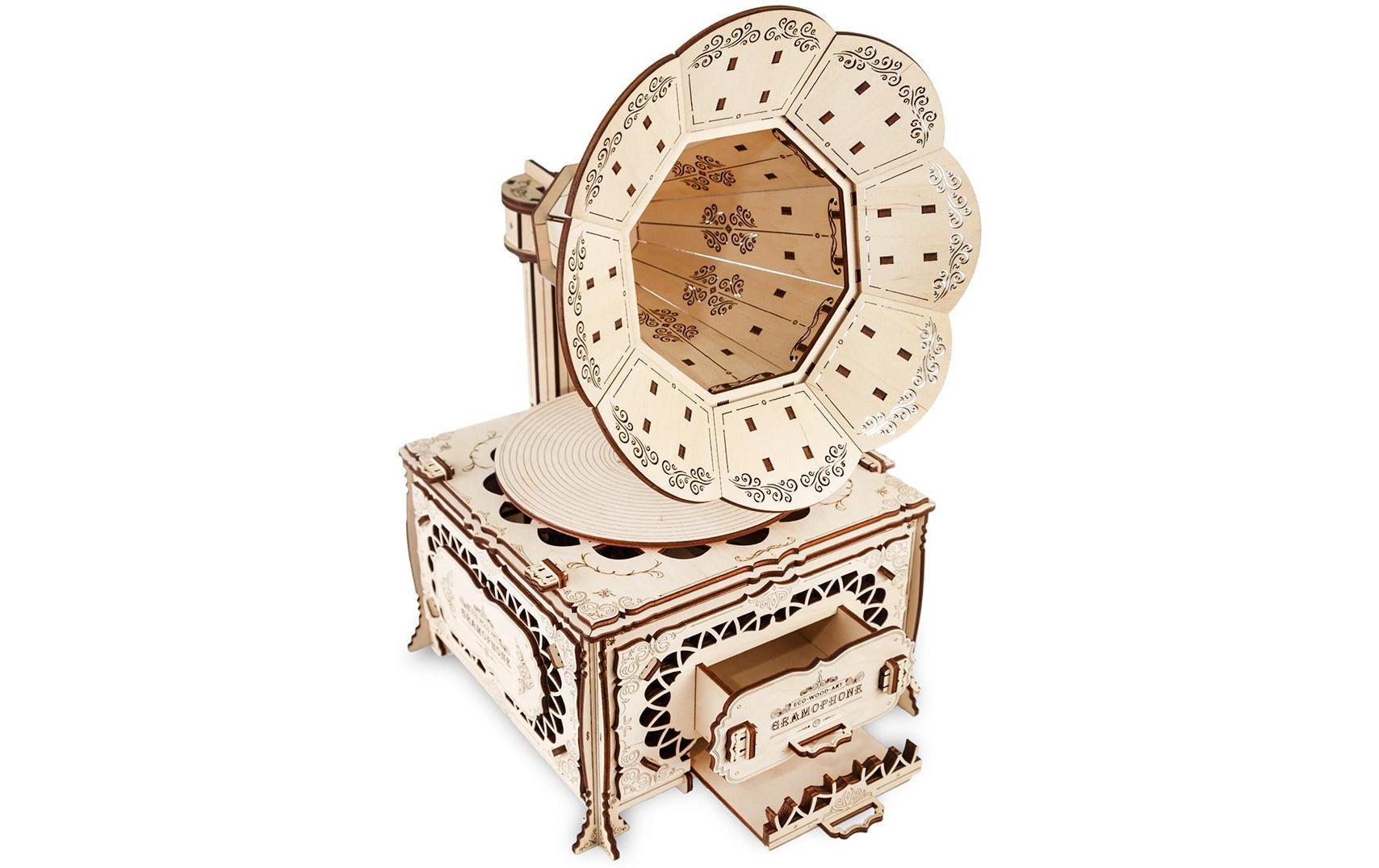 Eco-Wood-Art Bausatz Grammophon
