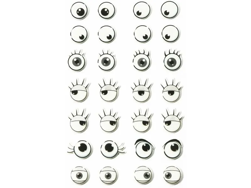 Clairefontaine Motivsticker 3D Augen Clairefontaine Motivsticker 3D Augen