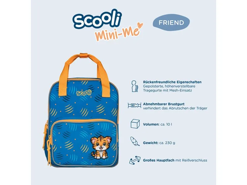 Scooli Rucksack Mini-Me Tommy Tiger, 10 L