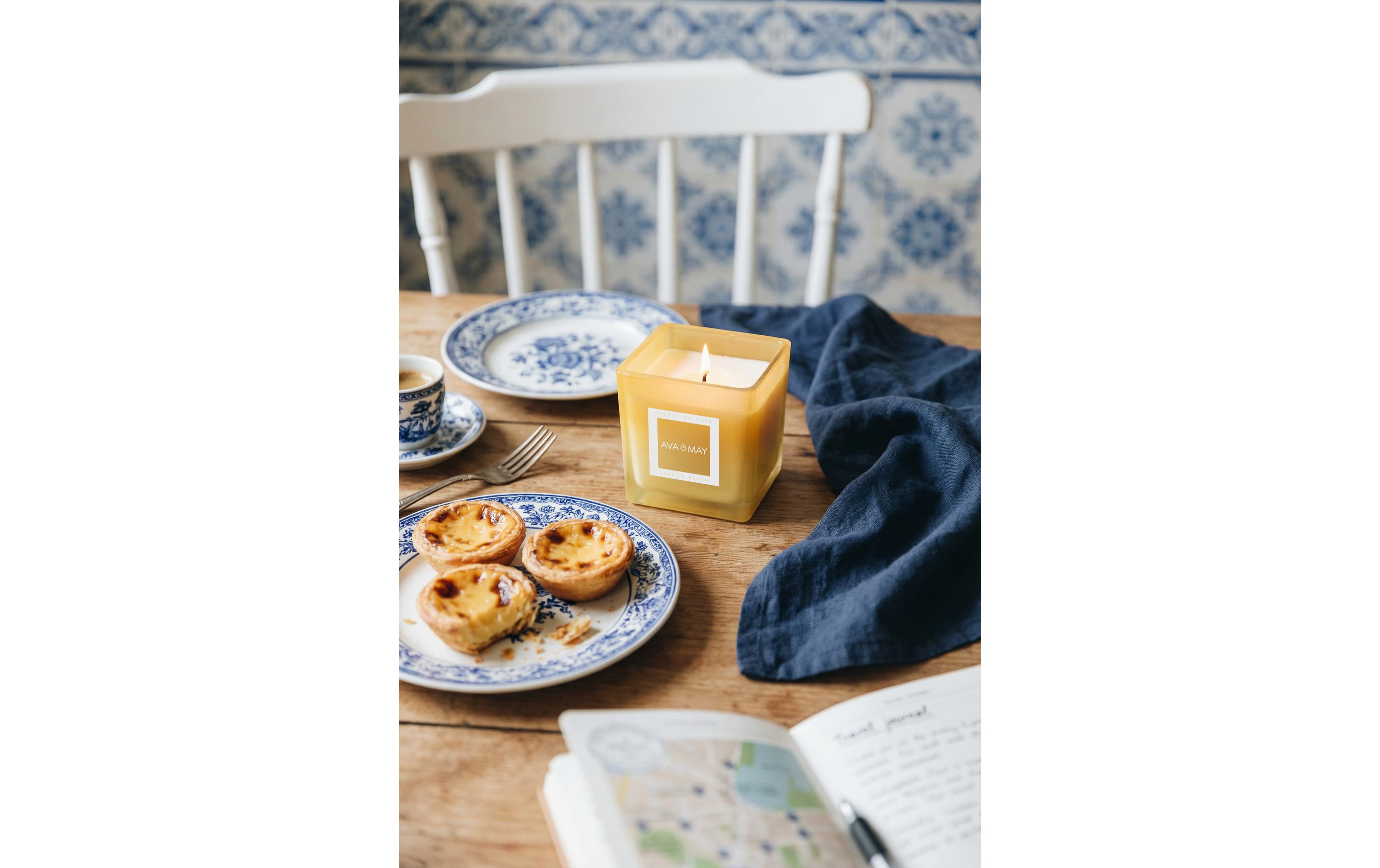 AVA & MAY Duftkerze Pastel de Nata 200g